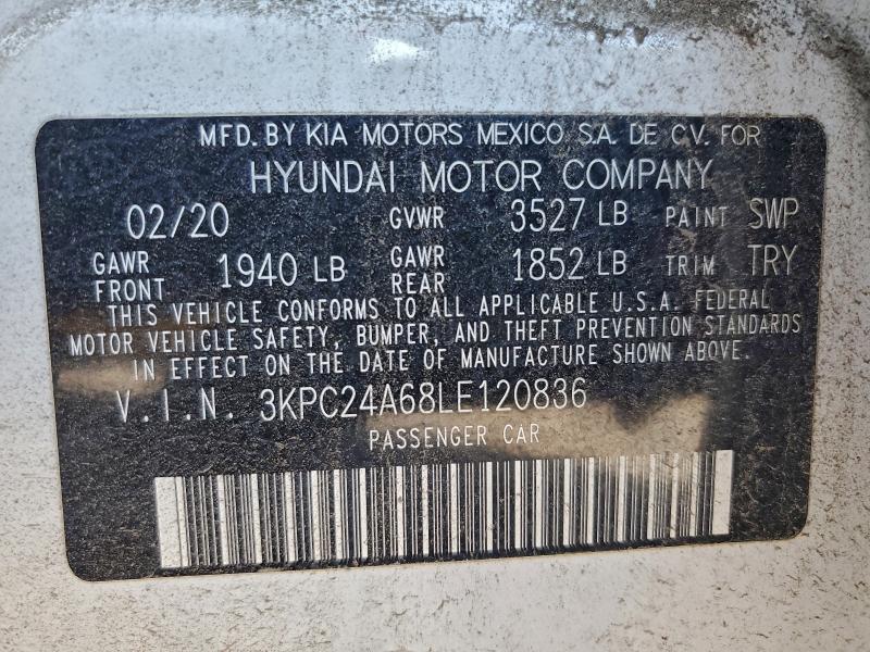 2020 HYUNDAI ACCENT SE #3305315342