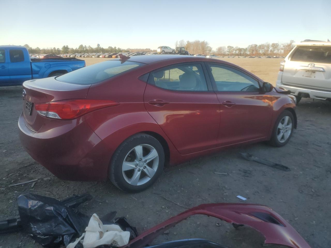 Lot #3301847402 2013 HYUNDAI ELANTRA GL