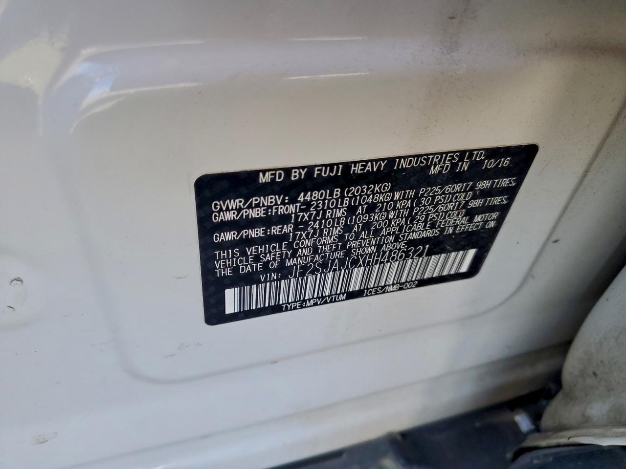 SUBARU FORESTER 2.5I LIMITED