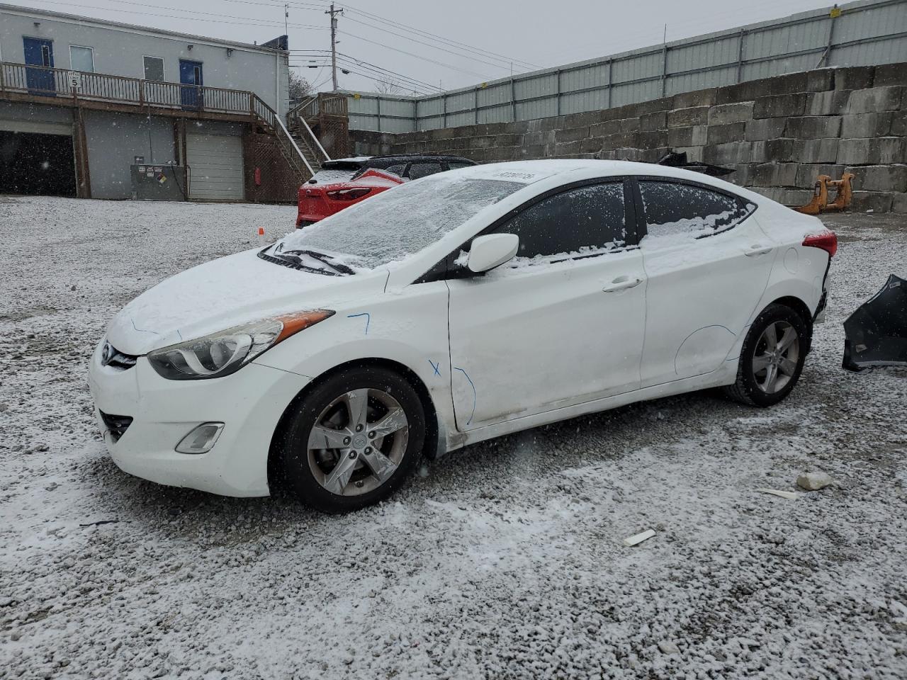 Lot #3290279224 2013 HYUNDAI ELANTRA GL