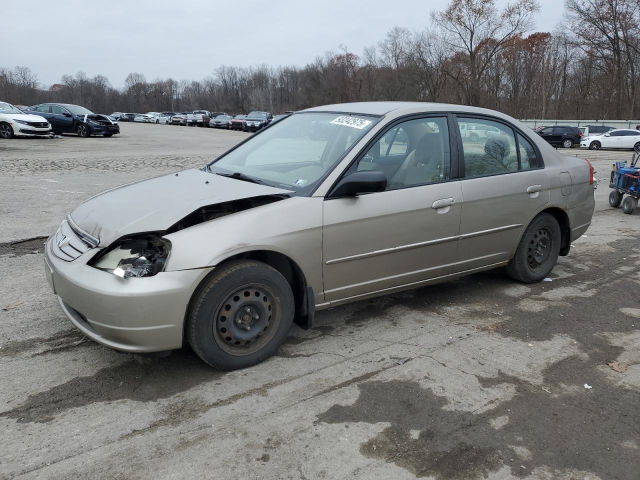 Lot #3301893470 2003 HONDA CIVIC LX