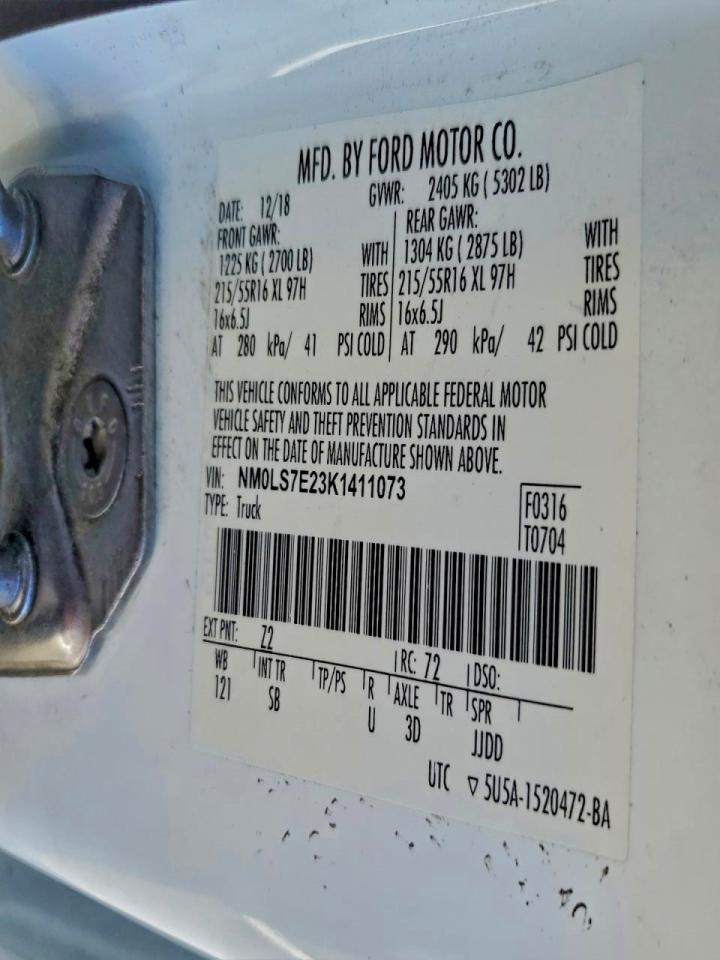 FORD TRANSIT CONNECT XL