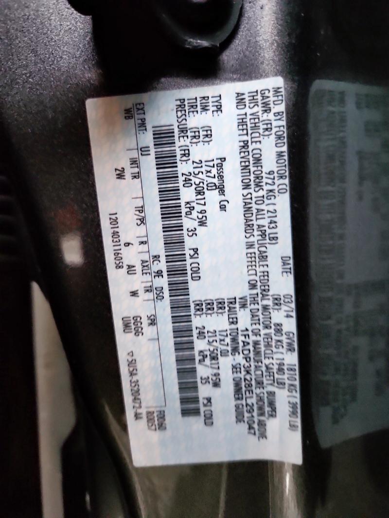 2014 FORD FOCUS SE #3286713307