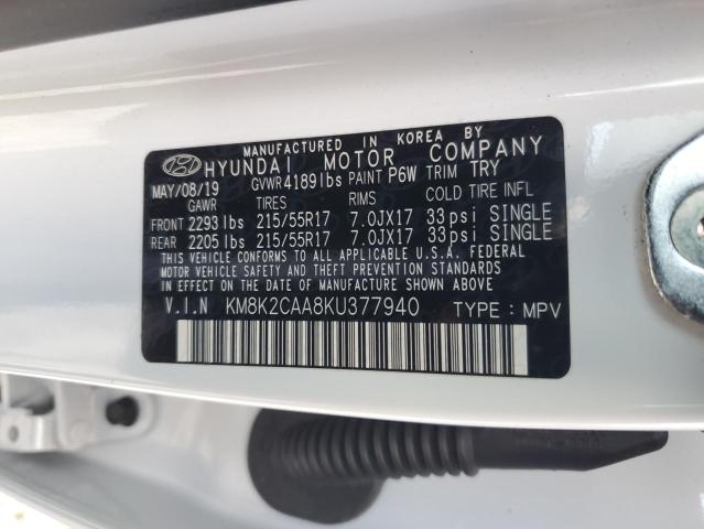 2019 HYUNDAI KONA SEL #3292390263
