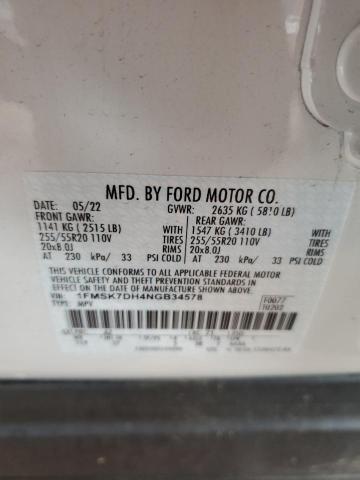 2022 FORD EXPLORER X #3297343773