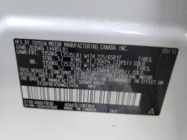 2013 TOYOTA RAV4 LE #3317087993