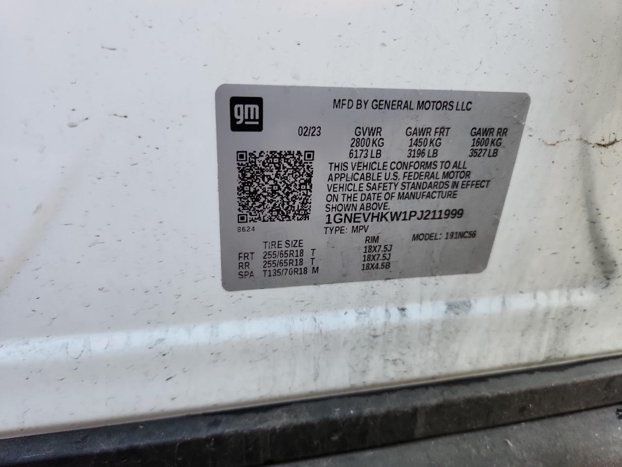 CHEVROLET TRAVERSE LT