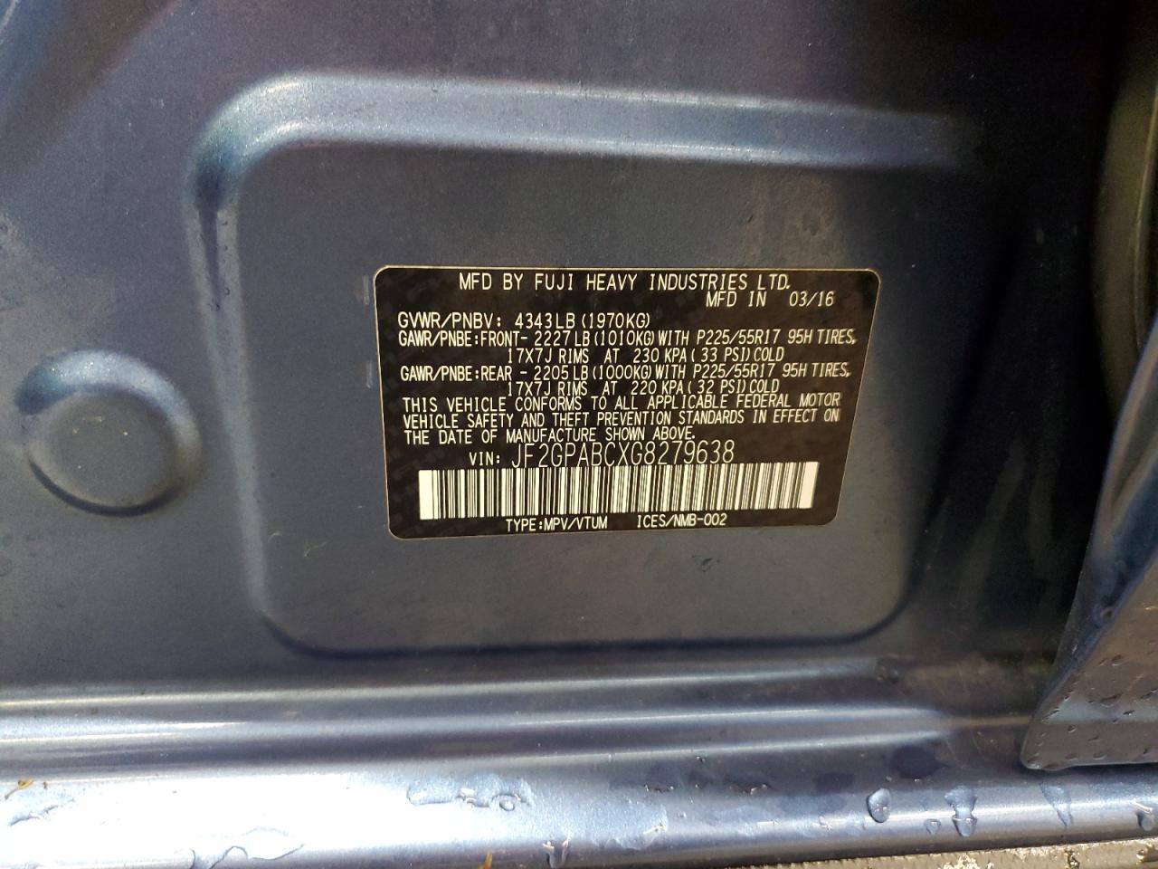 SUBARU CROSSTREK PREMIUM