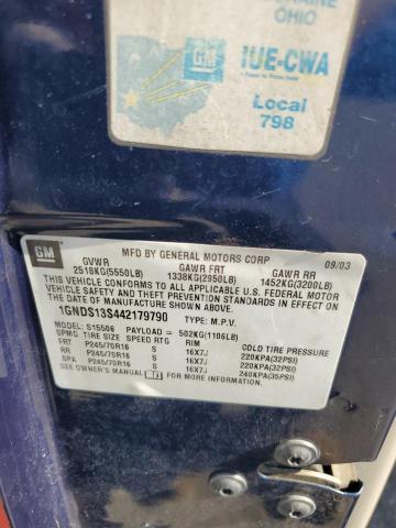 2004 CHEVROLET TRAILBLAZE #3292358286