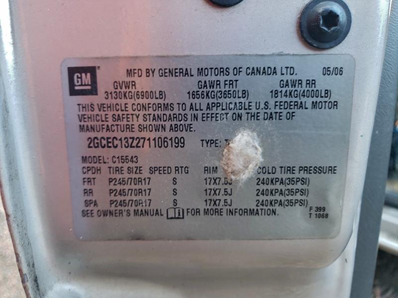 2007 CHEVROLET SILVERADO #3304575438