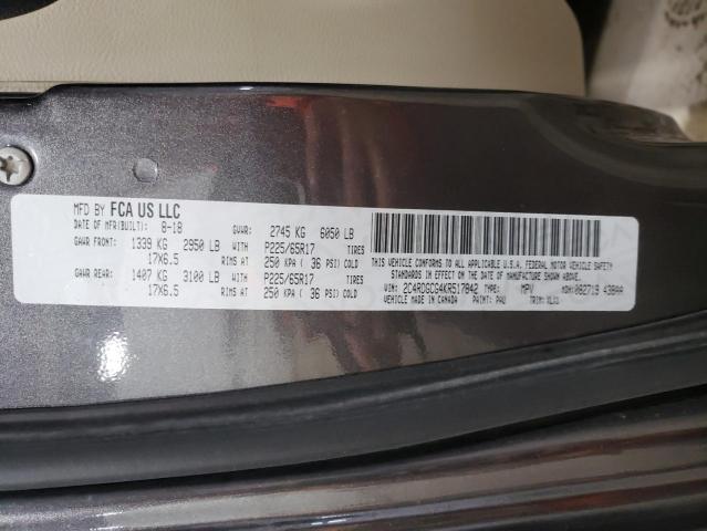 2019 DODGE GRAND CARA #3296239486