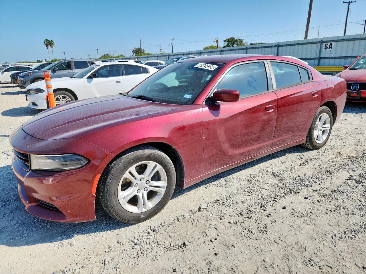 Lot #3284962962 2018 DODGE CHARGER SX
