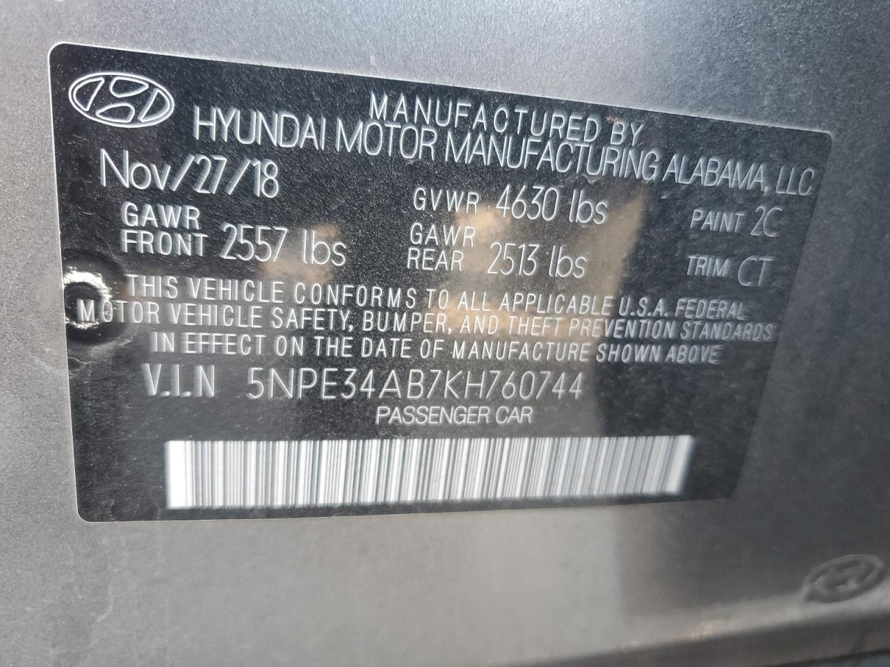 HYUNDAI SONATA LIMITED TURBO