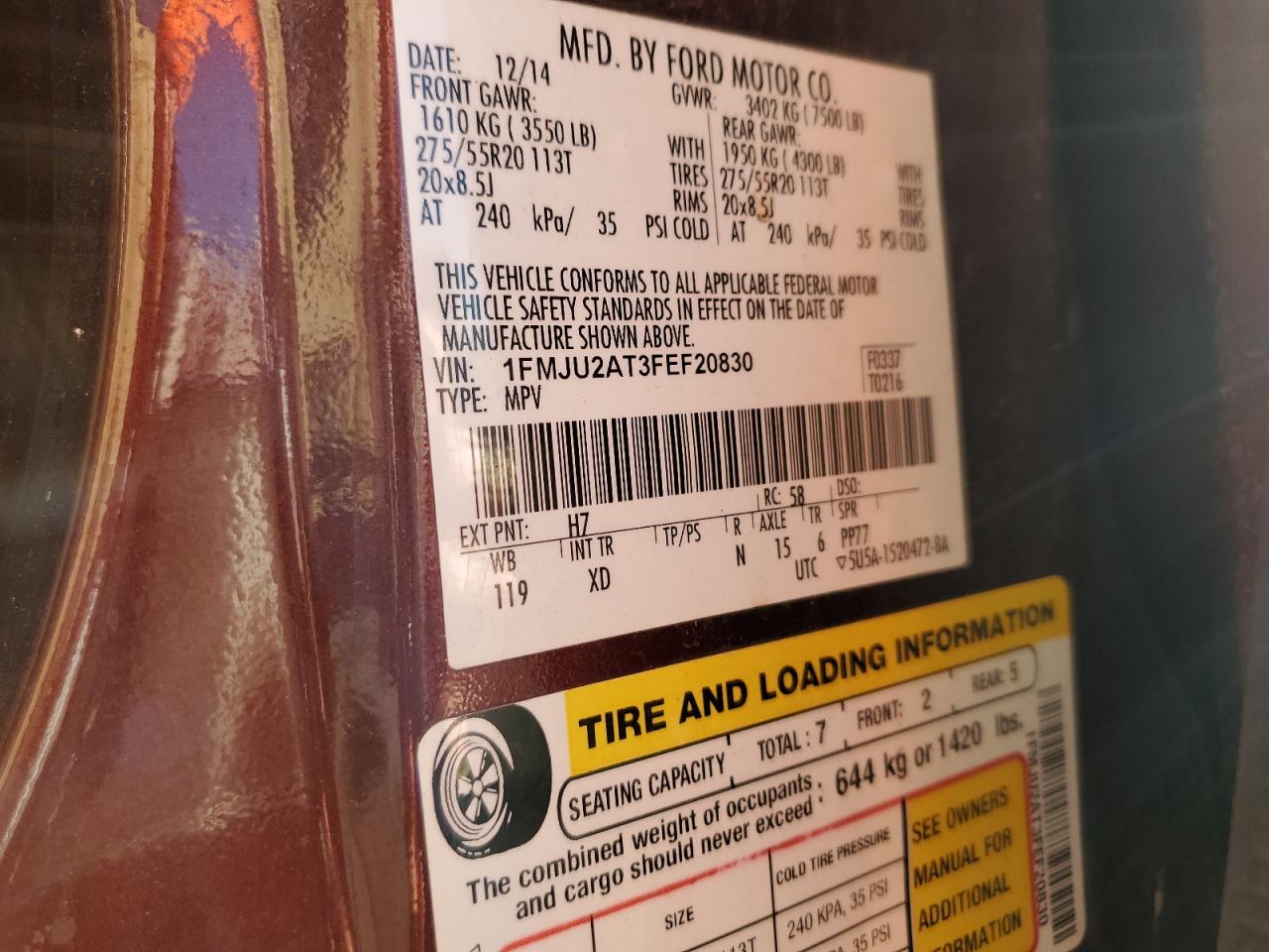 FORD EXPEDITION LIMITED