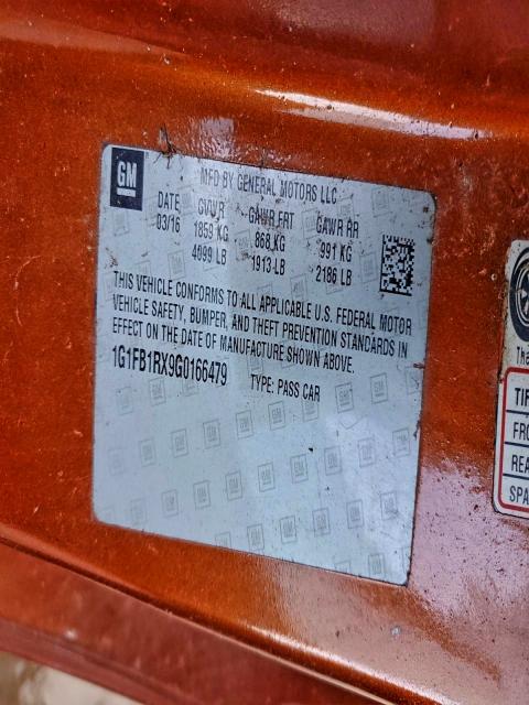 2016 CHEVROLET CAMARO LT #3315805344