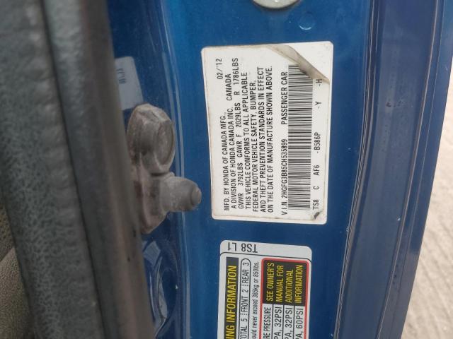 2012 HONDA CIVIC EX #3305320319