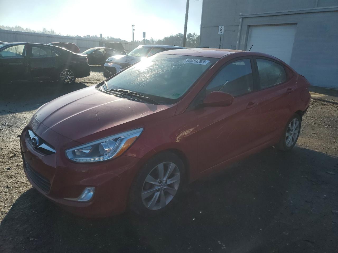 Lot #3301847404 2014 HYUNDAI ACCENT GLS