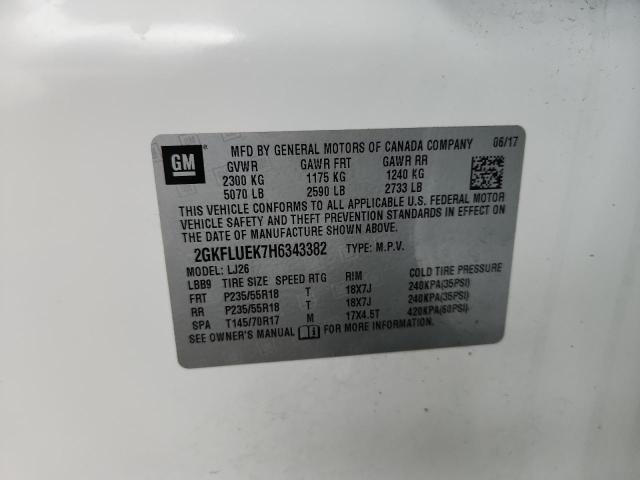 2017 GMC TERRAIN SL #3292461683