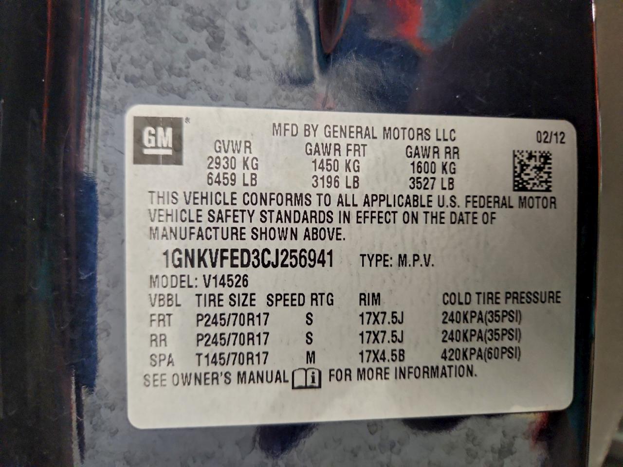 CHEVROLET TRAVERSE LS