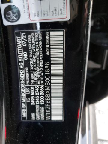 2021 MERCEDES-BENZ E AMG 53 4 W1KZF6BBXMB001888