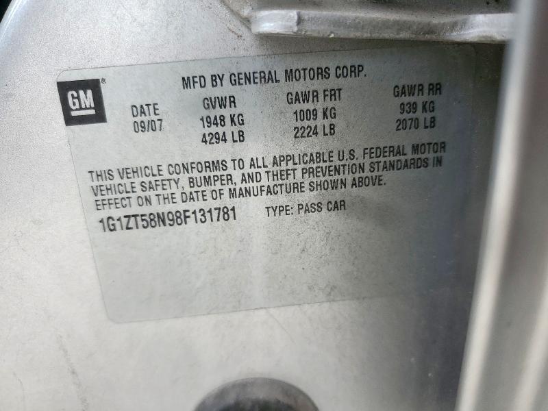 2008 CHEVROLET MALIBU LT #3302021103