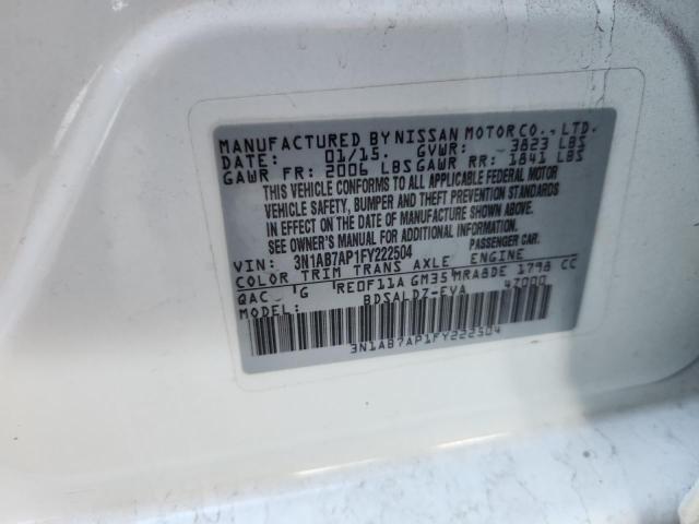 2015 NISSAN SENTRA S 3N1AB7AP1FY222504