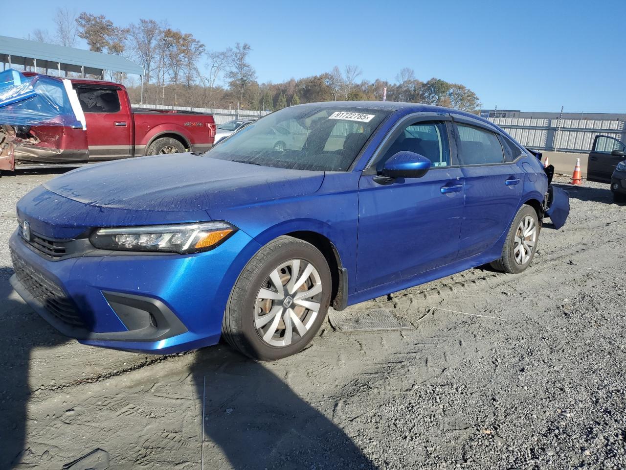 Lot #3290284227 2022 HONDA CIVIC LX