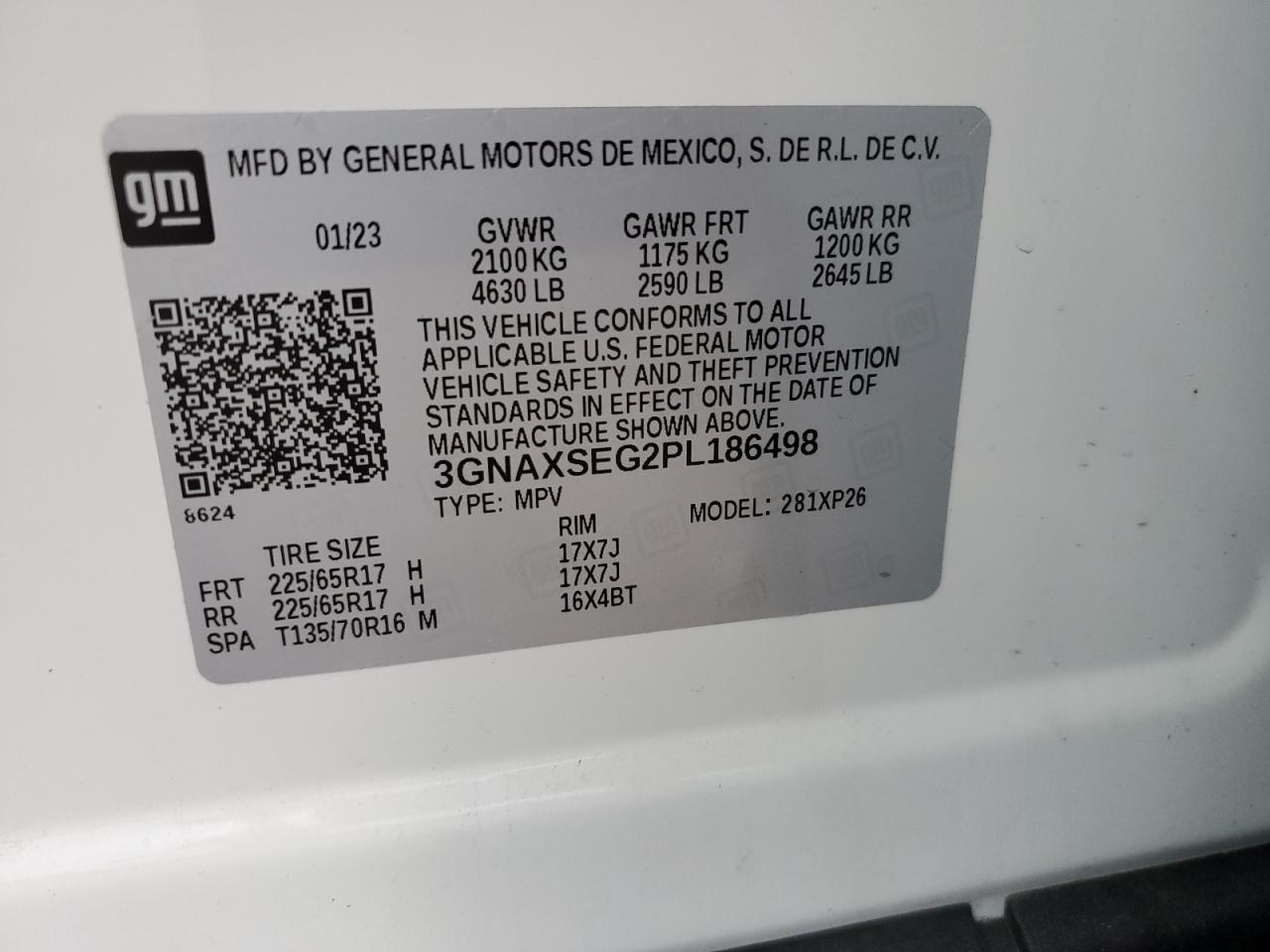 CHEVROLET EQUINOX LS