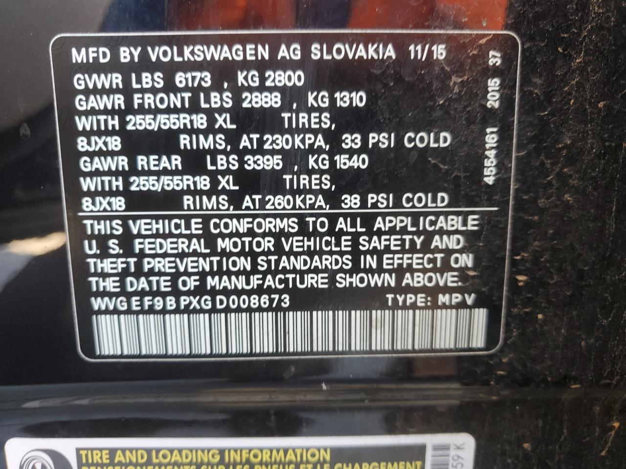 VOLKSWAGEN TOUAREG SPORT