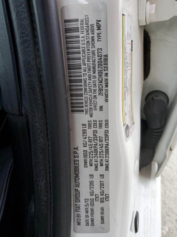 Lot #3311718240 2014 FIAT 500L LOUNG