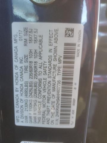 2017 HONDA CR-V TOURI #3301847416