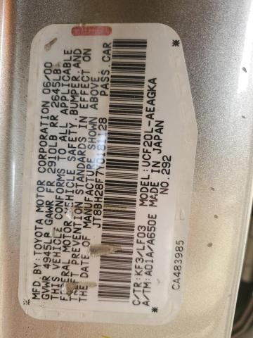 2000 LEXUS LS 400 #3318015471