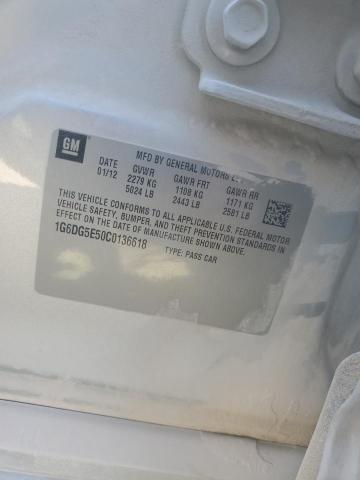 2012 CADILLAC CTS LUXURY - 1G6DG5E50C0136618