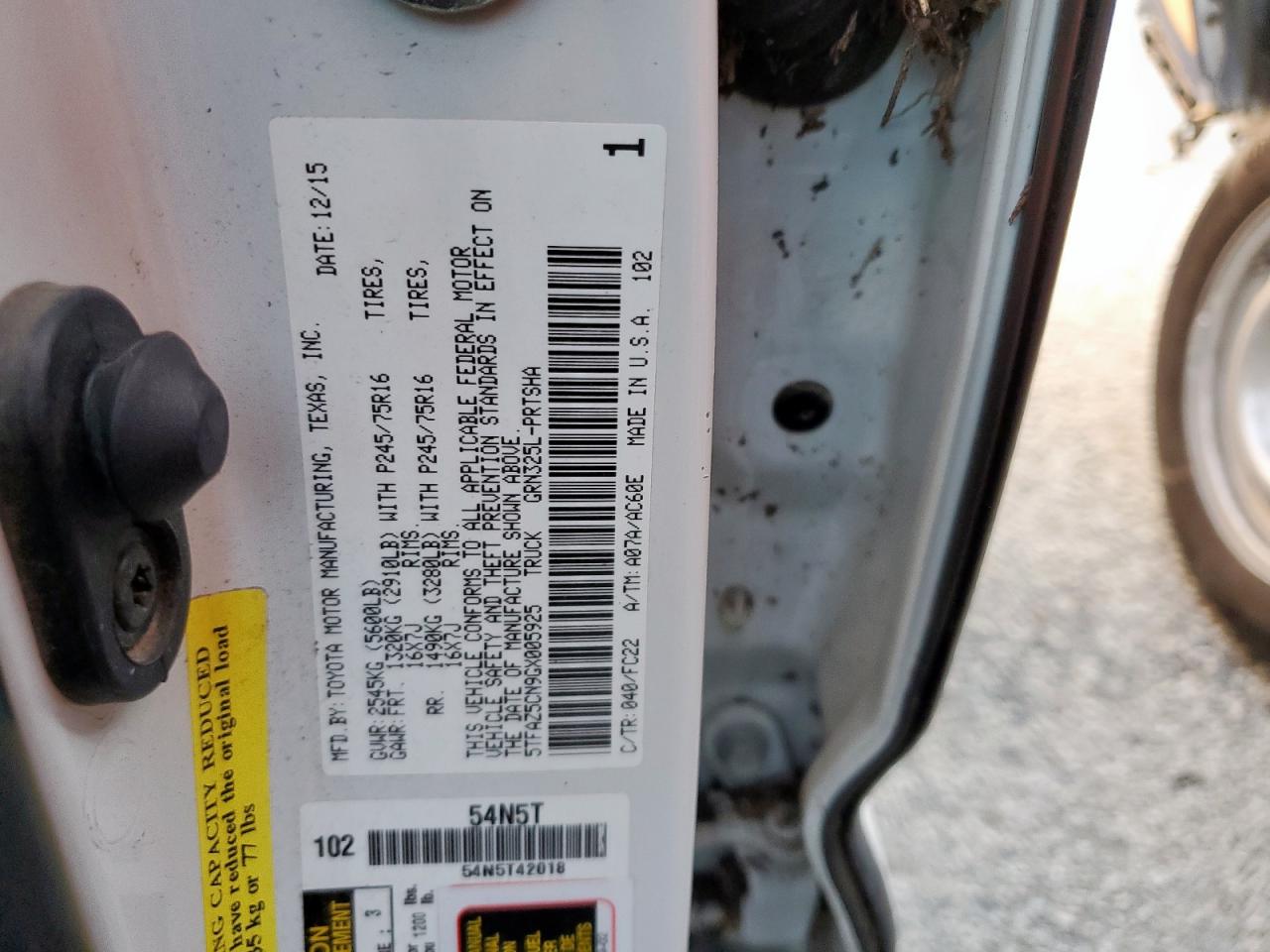 TOYOTA TACOMA DOUBLE CAB