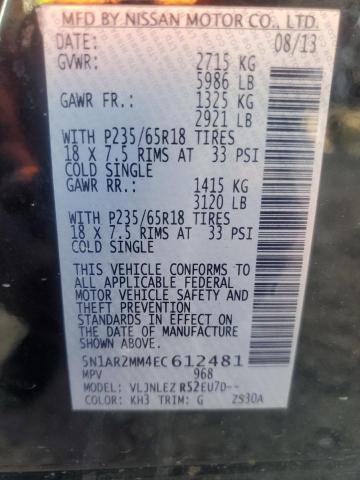 2014 NISSAN PATHFINDER #3296972832