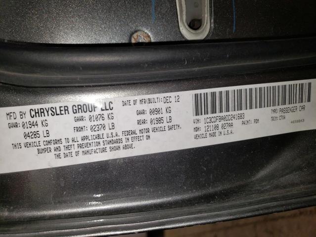 2013 DODGE DART SXT #3285930559