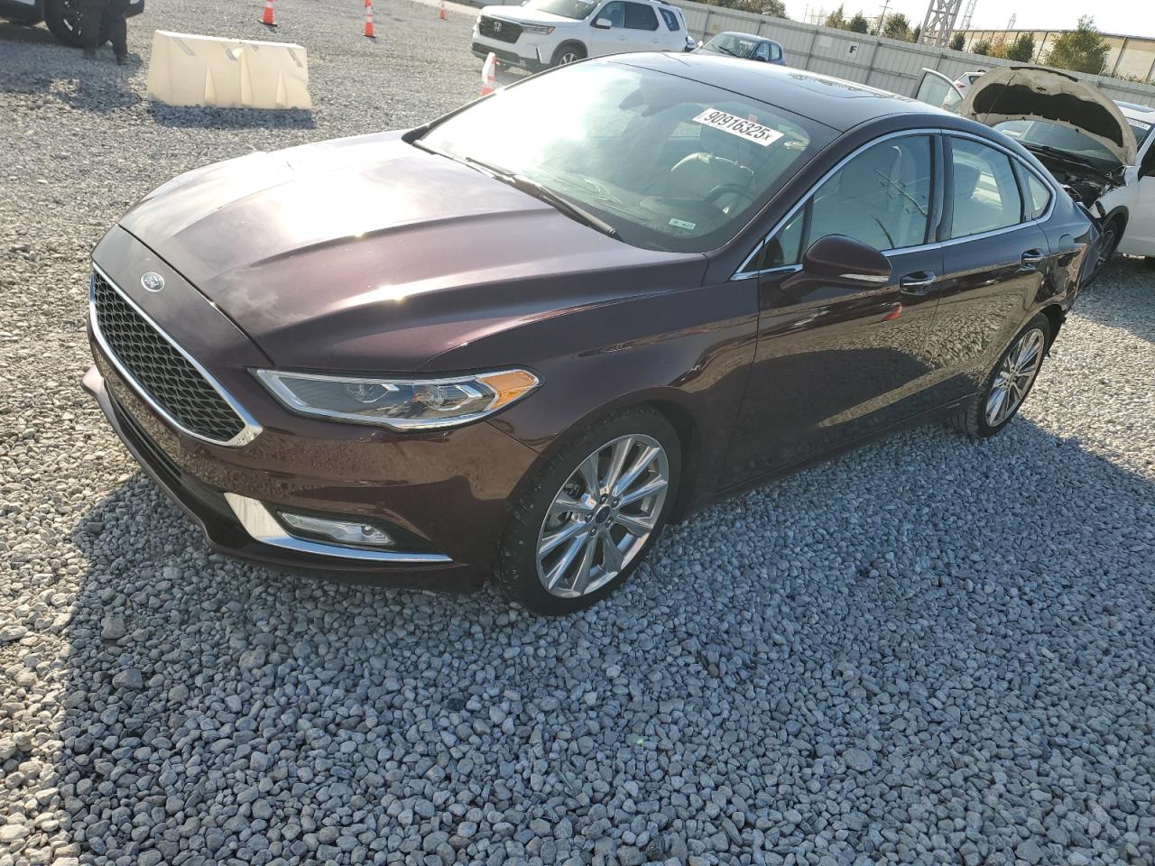 Lot #3303574938 2017 FORD FUSION TIT