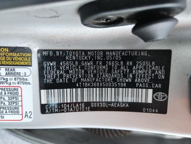2005 TOYOTA AVALON XL #3294855768