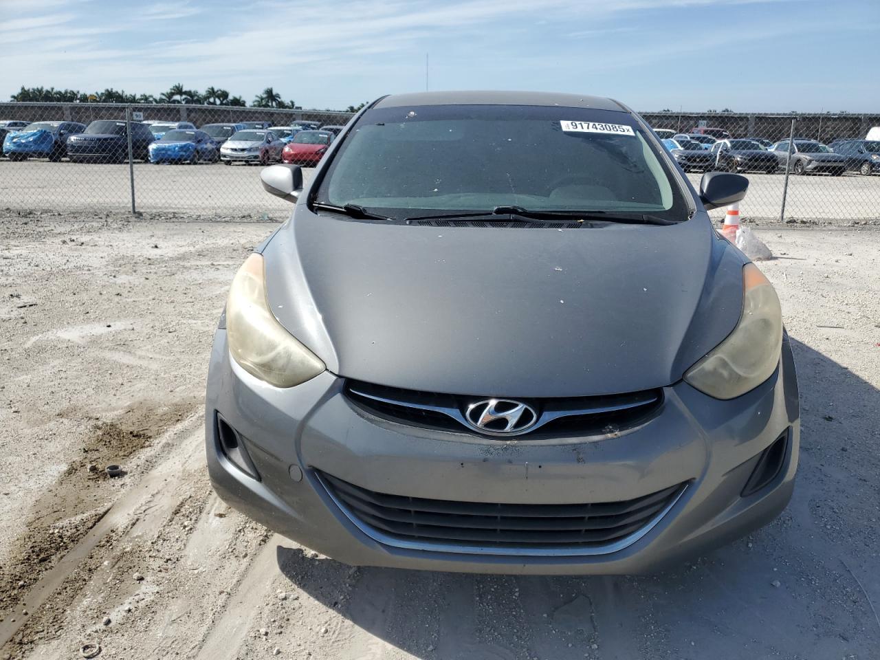 Lot #3318960935 2013 HYUNDAI ELANTRA GL