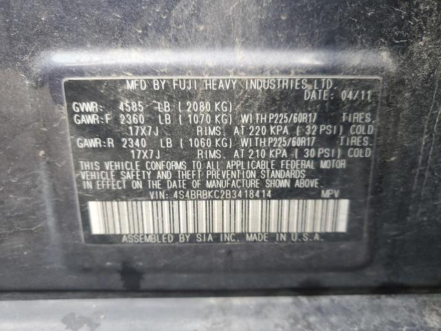 2011 SUBARU OUTBACK 2. #3284011831