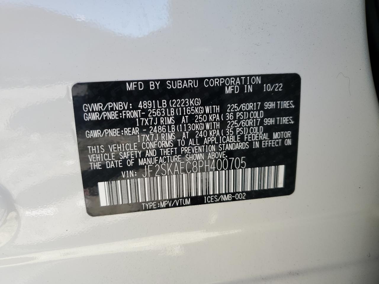 SUBARU FORESTER PREMIUM