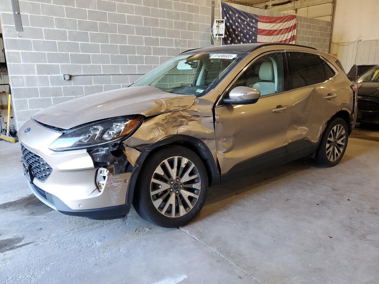 Lot #3286730291 2021 FORD ESCAPE TIT