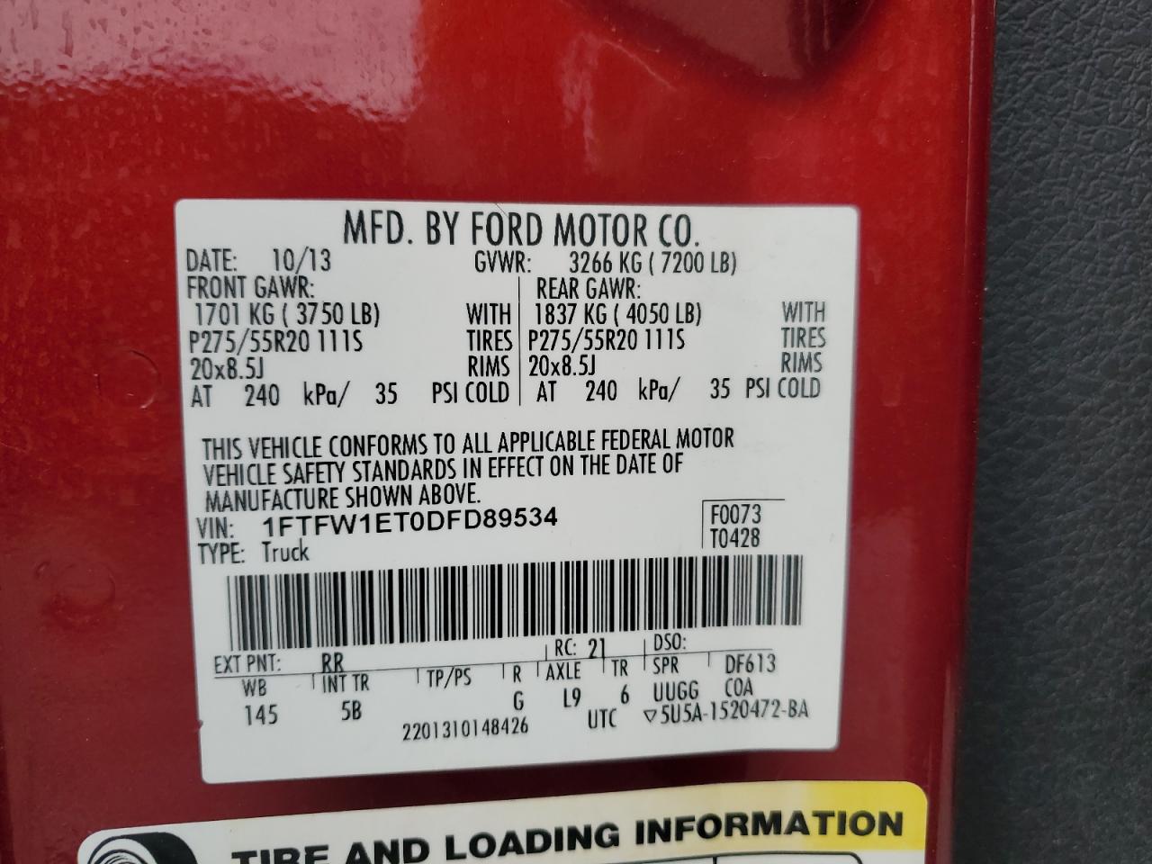 FORD F-150 SUPERCREW