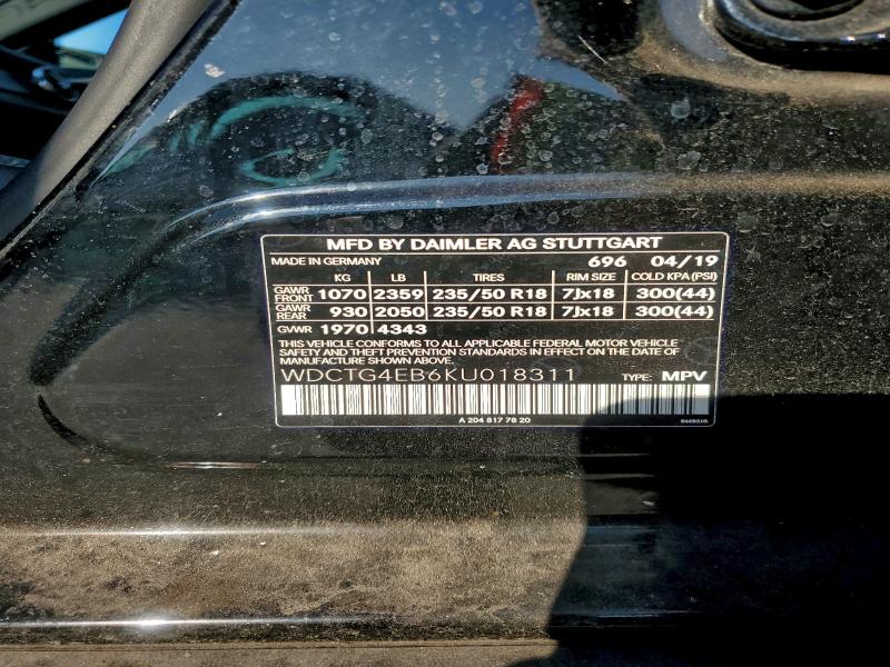 2019 MERCEDES-BENZ GLA 250 #3301829360