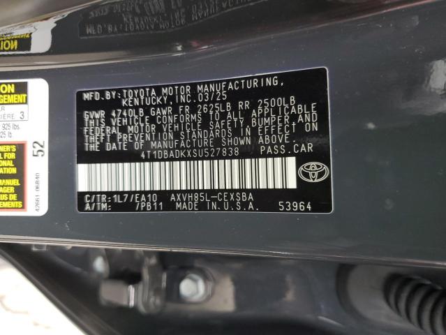 2025 TOYOTA CAMRY XSE #3282482887