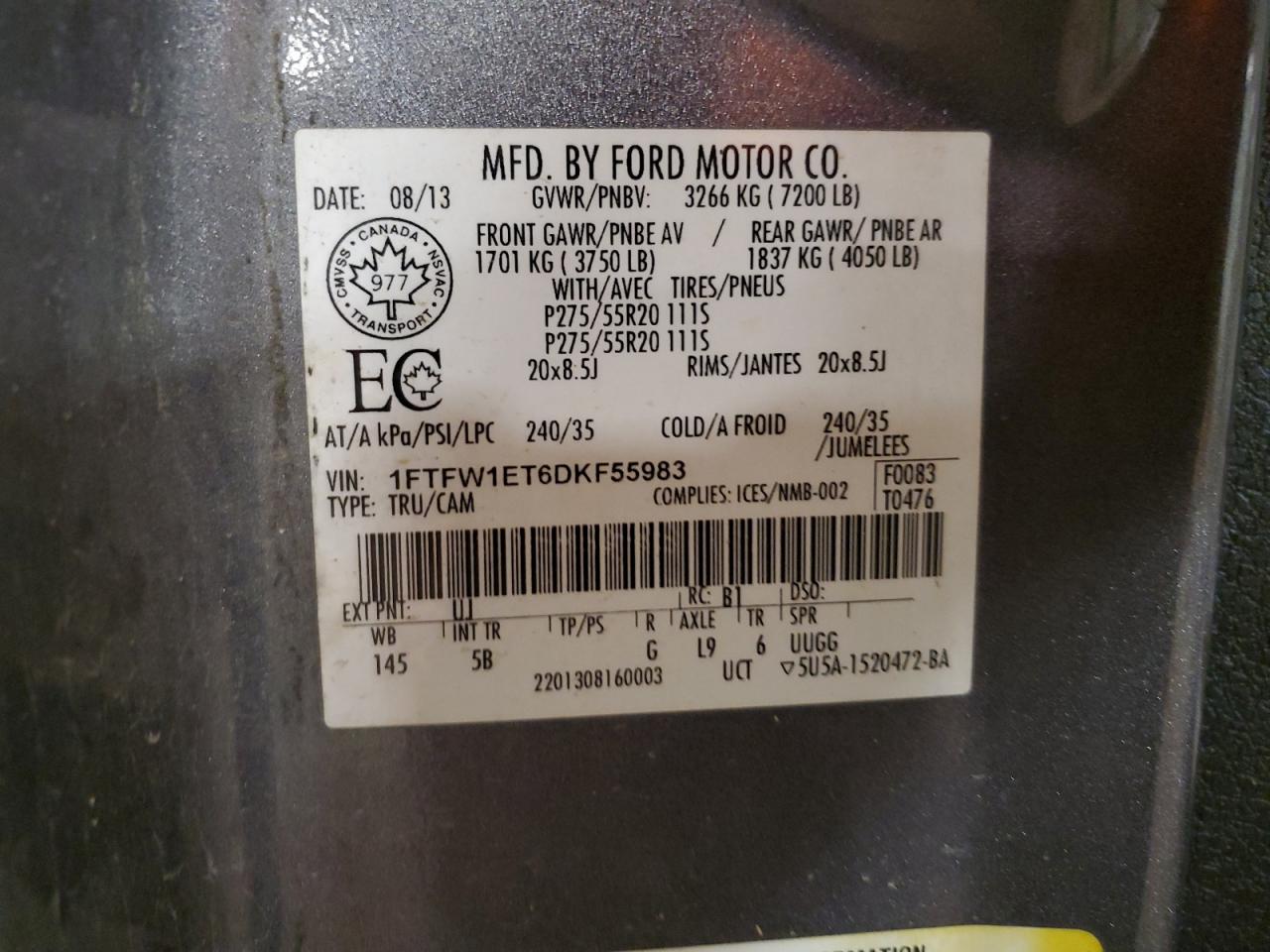 FORD F-150 SUPERCREW