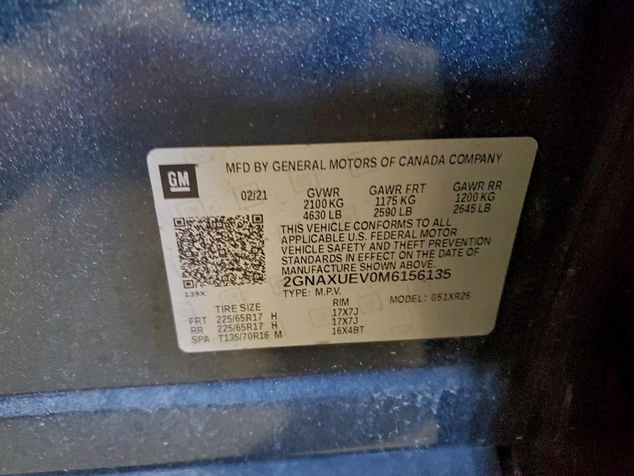 CHEVROLET EQUINOX LT