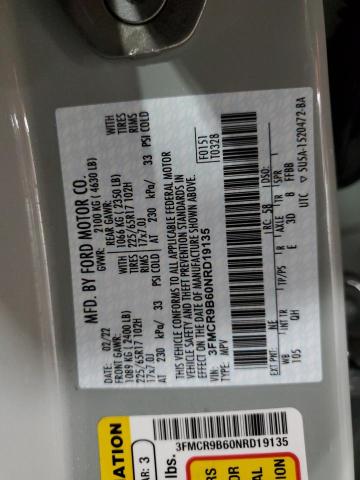 2022 FORD BRONCO SPO #3291376169