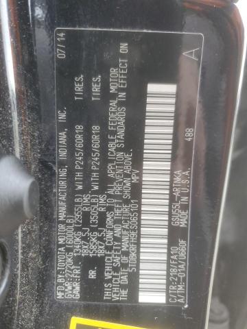 2014 TOYOTA HIGHLANDER #3303830429