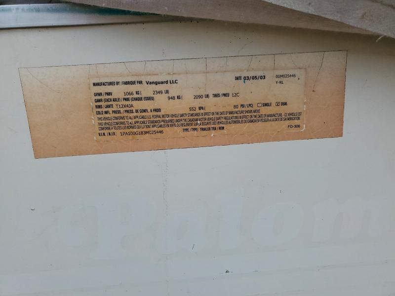 2003 PALOMINO PALOMINI #3302905005